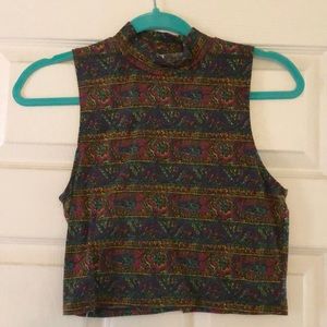 Patterned crop top